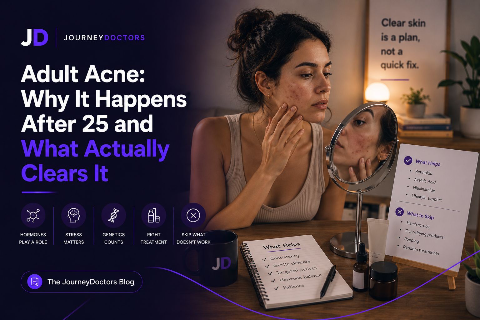 Adult Acne: Why It Happens After 25 and What Actually Clears It
