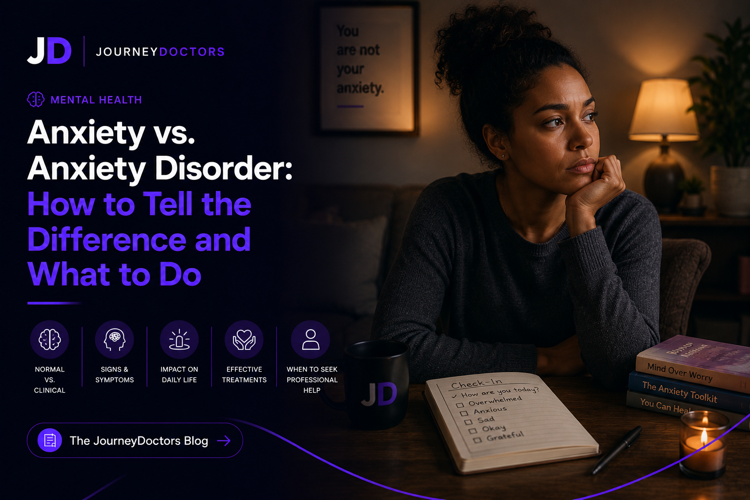 Anxiety vs. Anxiety Disorder: How to Tell the Difference and What to Do