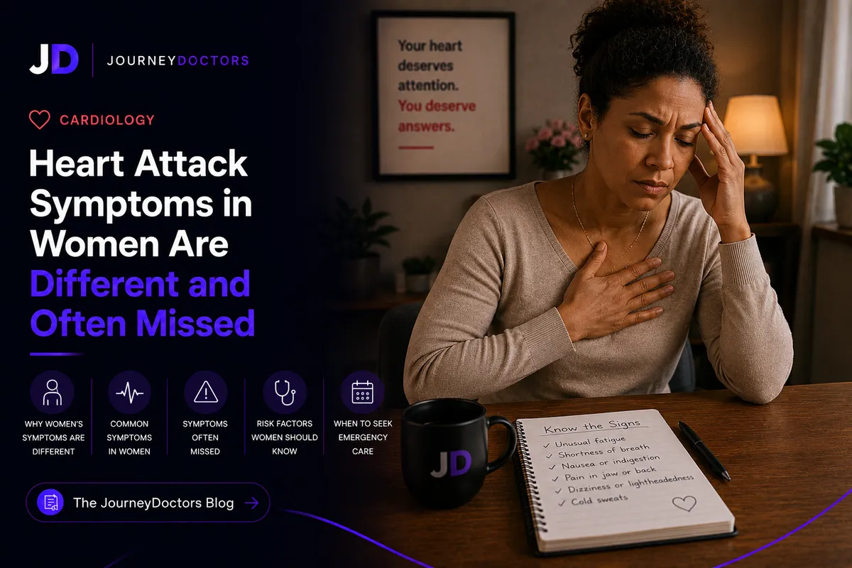 Heart Attack Symptoms in Women Are Different and Often Missed