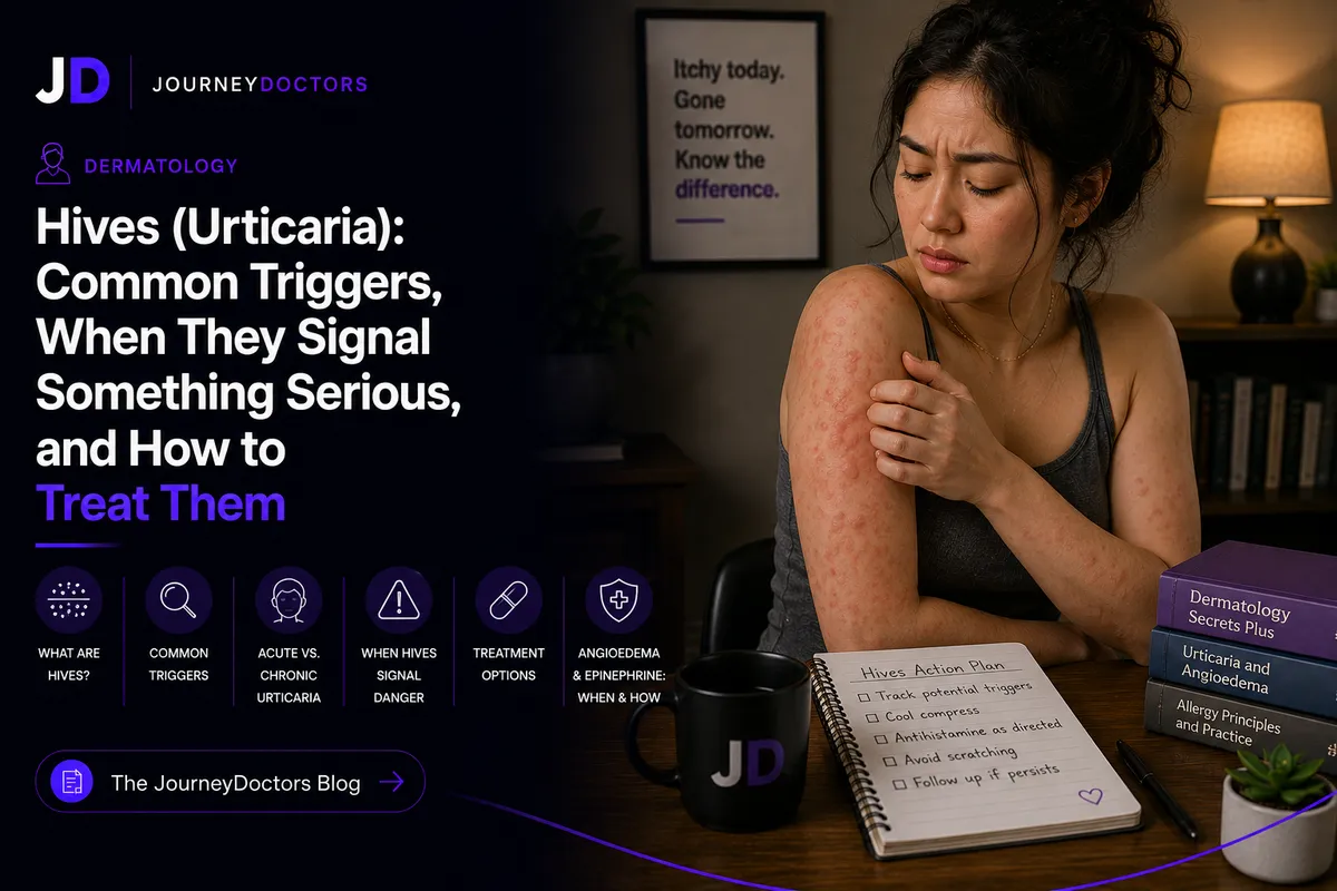 Hives (Urticaria): Common Triggers, When They Signal Something Serious, and How to Treat Them