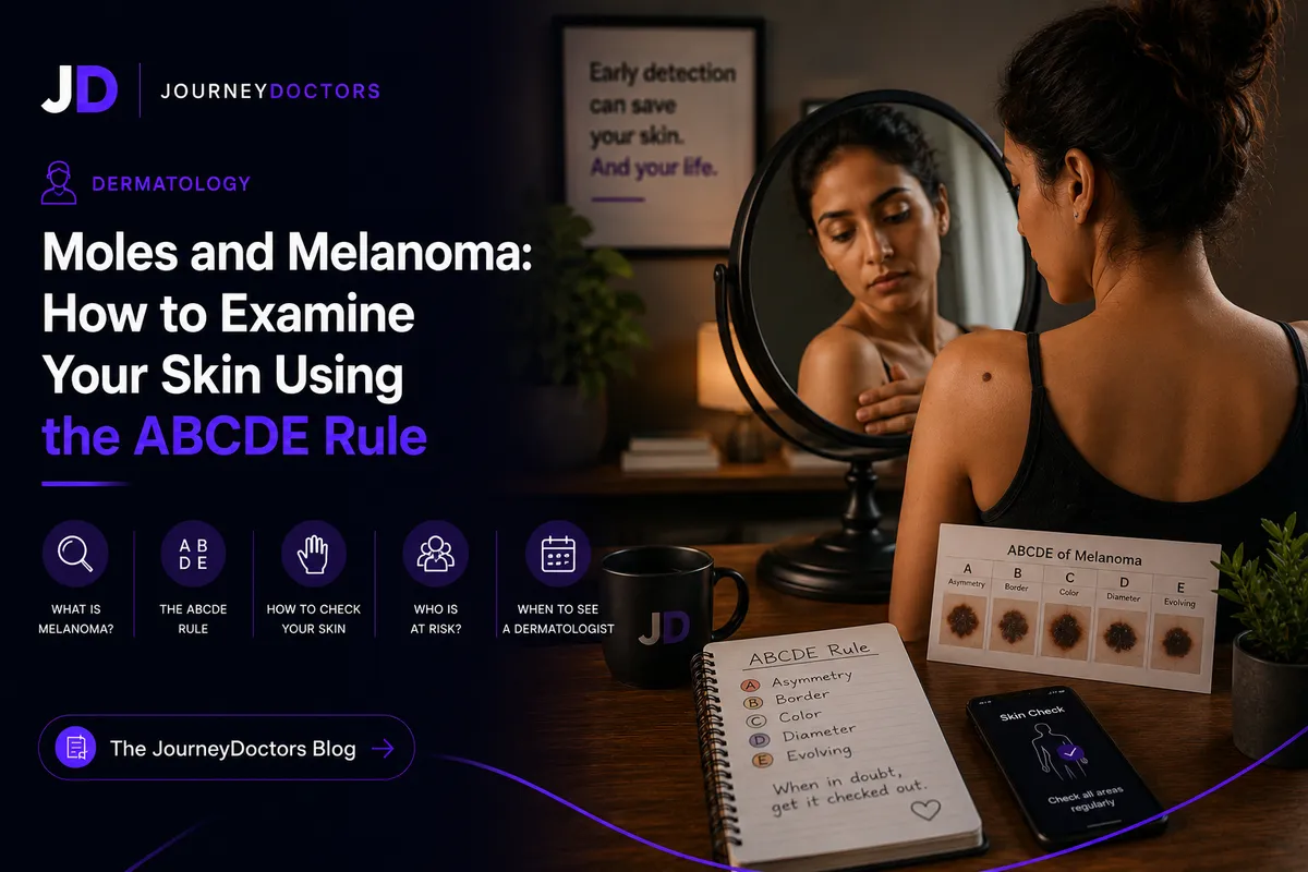 Moles and Melanoma: How to Examine Your Skin Using the ABCDE Rule