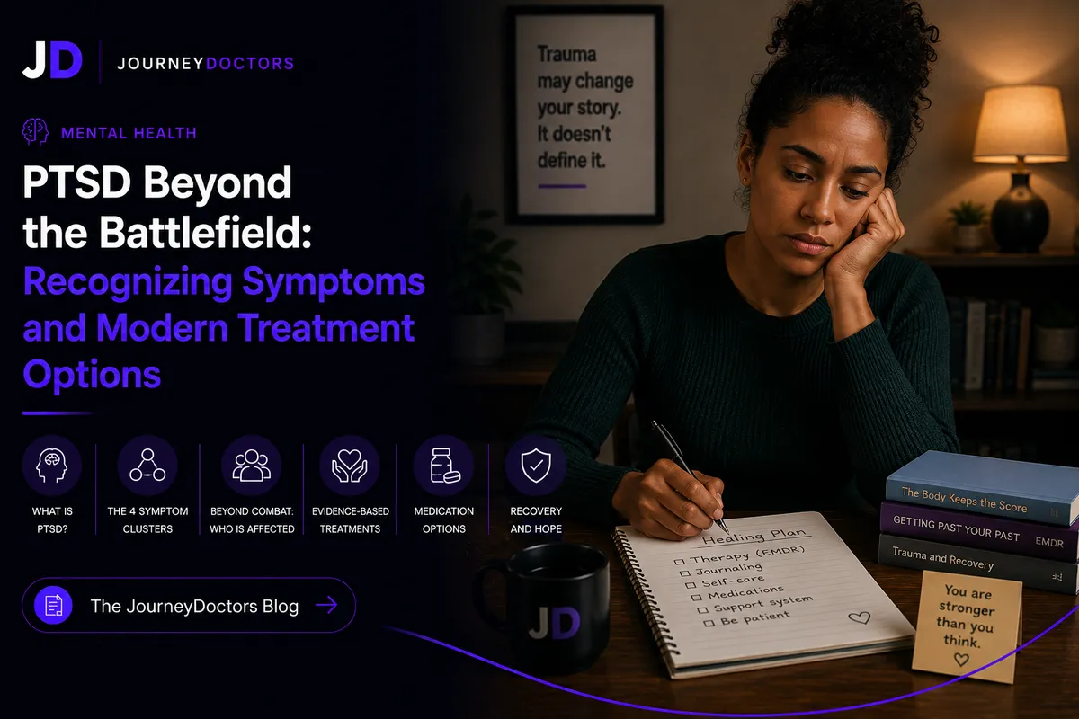 PTSD Beyond the Battlefield: Recognizing Symptoms and Modern Treatment Options